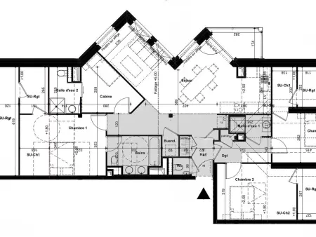 Bel appartement 5 pièces à Valmorel avec parking, 8 pers. - Photo 24