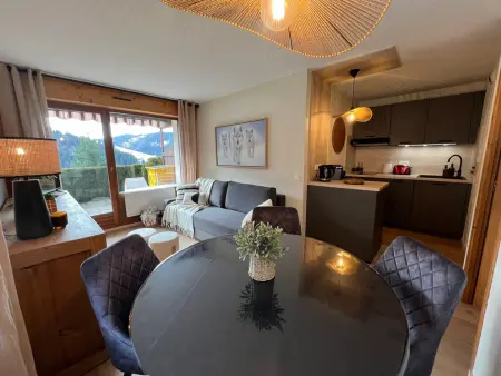 T2 design et cosy à La Clusaz avec terrasse sud et garage privé - Photo 3