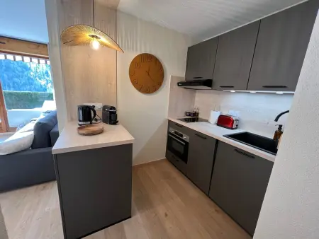 T2 design et cosy à La Clusaz avec terrasse sud et garage privé - Photo 4