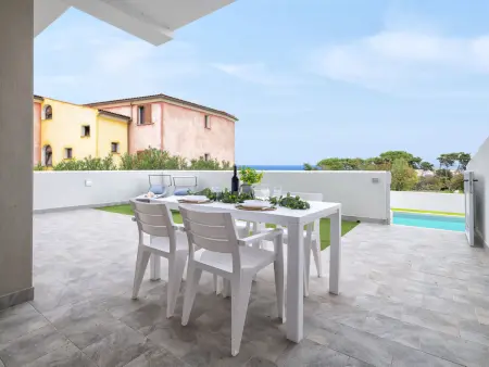 La terrazza sulla piscina, Appartement 6 personnes à Valledoria - Photo 2