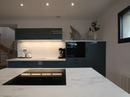Villa contemporaine vue mer avec accès plage, Gite 4 personnes à Saint Marcouf - Photo 4