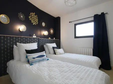 Villa contemporaine vue mer avec accès plage, Gite 4 personnes à Saint Marcouf - Photo 13