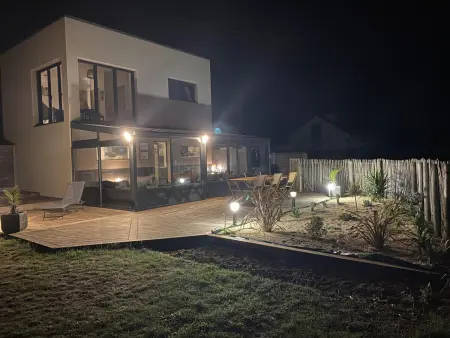 Villa contemporaine vue mer avec accès plage, Gite 4 personnes à Saint Marcouf - Photo 19