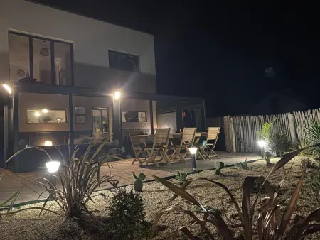 Villa contemporaine vue mer avec accès plage, Gite 4 personnes à Saint Marcouf - Photo 20