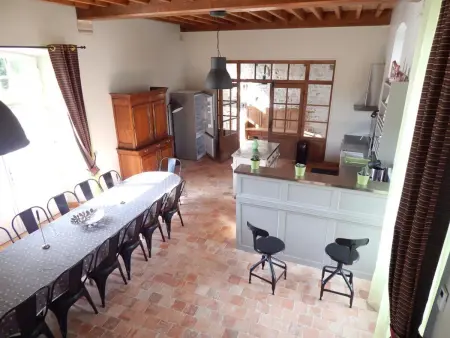 Les Ecuries: Gîte cotentin avec piscine, billard, cheminée et 5 chambres - Photo 3
