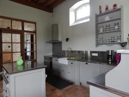 Les Ecuries: Gîte cotentin avec piscine, billard, cheminée et 5 chambres - Photo 4