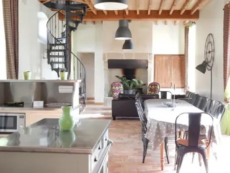 Les Ecuries: Gîte cotentin avec piscine, billard, cheminée et 5 chambres - Photo 5
