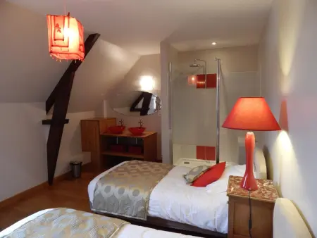 Les Ecuries: Gîte cotentin avec piscine, billard, cheminée et 5 chambres - Photo 16