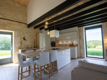 Charmante maison avec climatisation, WiFi et animaux admis à Puycousin - Photo 2