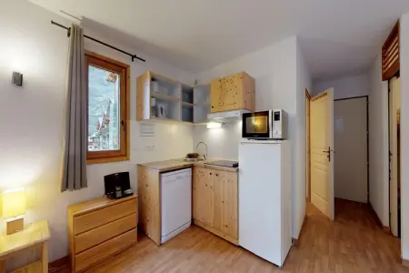 Hameau 8 101 - SPA & PISCINE studio 4 pers., Appartement à Orelle près du télésiège & piscine - Photo 14