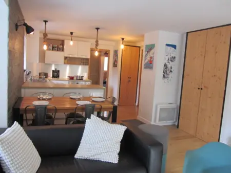 Appartement cosy 3 pièces, 6 pers. avec terrasse et parking aux Contamines-Montjoie - Photo 1