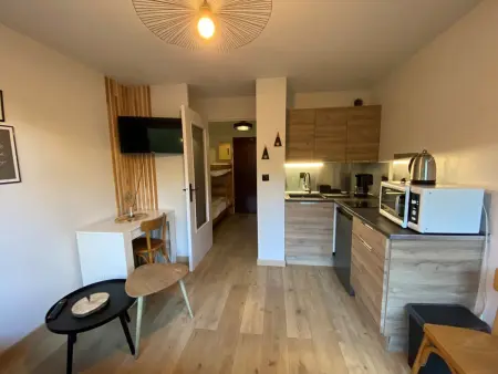 Studio rénové 4 pers. avec terrasse et parking, Crest-Voland - Photo 4