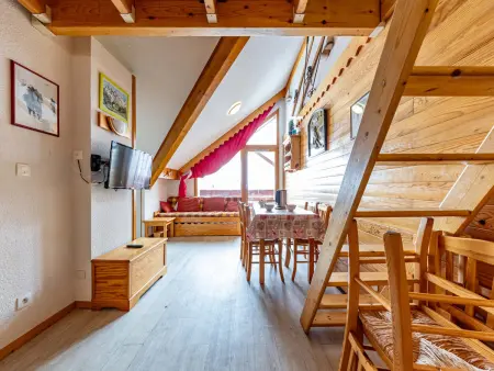 Duplex 6 pers charme alpin, pied pistes, Appartement 6 personnes à Saint François Longchamp - Photo 1