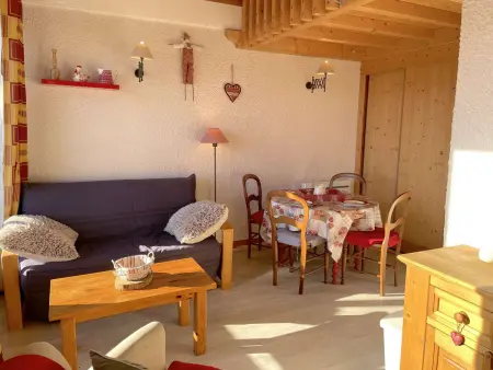 Studio Les Saisies 4 personnes avec balcon, Appartement 4 personnes à Hauteluce - Photo 4
