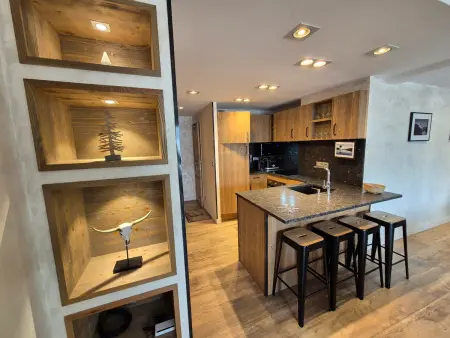 Bel appartement moderne, 8 pers, près pistes, balcon sud - Photo 1
