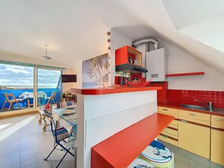 Étel - Bel appartement 2 pièces avec balcon, proche des plages et commerces - Photo 7