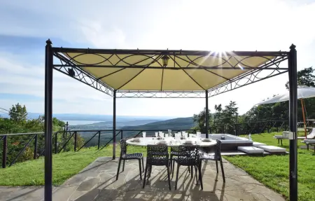 VILLA AL TRAMONTO, Maison 7 personnes à Lisciano Niccone - Photo 2