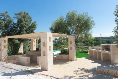 Trulli Cesare in Locorotondo, Trulli en Puglia avec Piscine et Vue - Photo 7