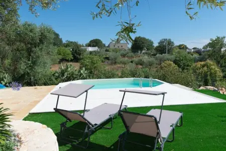 Trulli Cesare in Locorotondo, Trulli en Puglia avec Piscine et Vue - Photo 13