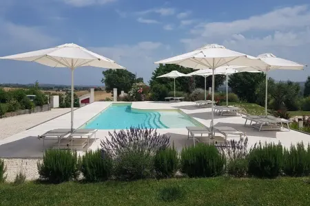 Gelso, Manoir à Marche avec piscine et vue mer - Photo 3