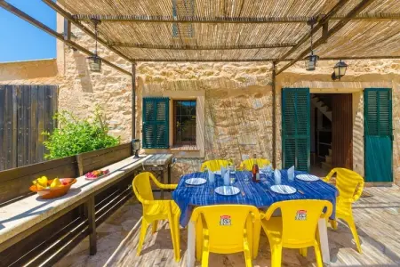 La Cigarra Can Carrasco, Maison en pierre à Son Macià avec piscine - Photo 4