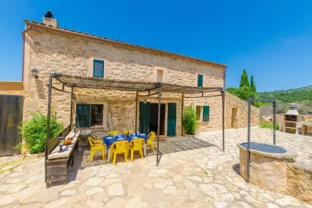 La Cigarra Can Carrasco, Maison en pierre à Son Macià avec piscine - Photo 5