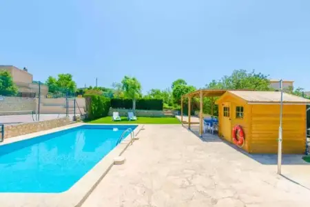 La Cigarra Can Carrasco, Maison en pierre à Son Macià avec piscine - Photo 8