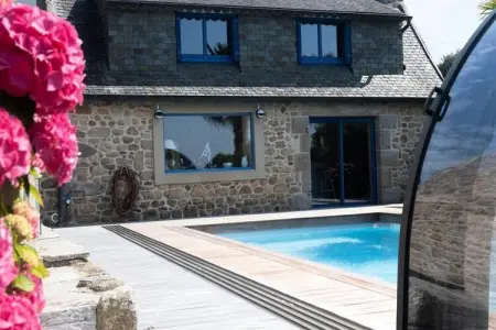 Maison à Trebeurden, Ty goas treiz Â· Ty Goas Treiz Pool and view - Photo 9