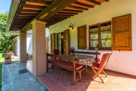 Il giardino, Ferme en Toscane avec Piscine Panoramique - Photo 5