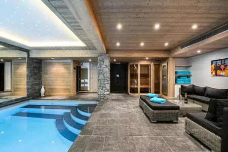 Résidence Grand Tetras Praz, Chalet à Courchevel avec Piscine & Ski - Photo 5