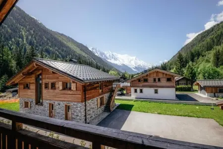 Résidence Marius, Chalet à Grassonnets avec vue Mont-Blanc - Photo 4