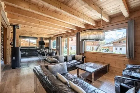 Résidence Marius, Chalet à Grassonnets avec vue Mont-Blanc - Photo 9