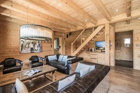 Résidence Marius, Chalet à Grassonnets avec vue Mont-Blanc - Photo 12