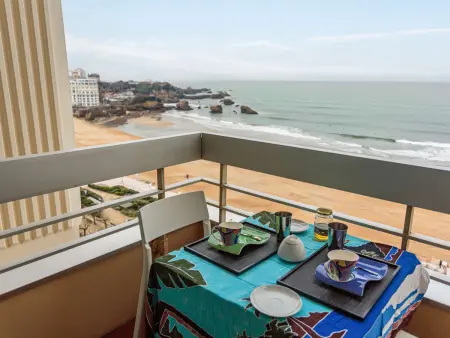 Studio en front de mer avec piscine et Wi-Fi à Biarritz - Photo 1