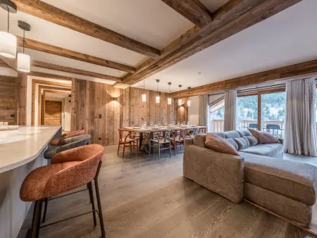 Appartement de luxe avec conciergerie 5*, vue montagne, 3 chambres, ski room - Photo 3