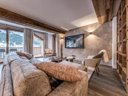 Appartement de luxe avec conciergerie 5*, vue montagne, 3 chambres, ski room - Photo 4