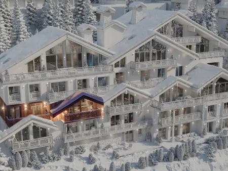 Appartement de luxe avec conciergerie 5*, vue montagne, 3 chambres, ski room - Photo 22