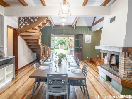 Villa spacieuse avec jardin, cheminée et billard, 5 chambres pour 10 pers. - Photo 10
