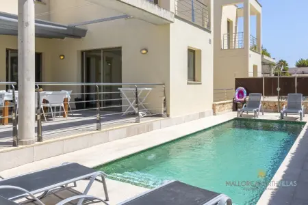 Villa Albufera en Playa Muro: a unos pasos del Mar, Villa élégante avec piscine - Photo 7