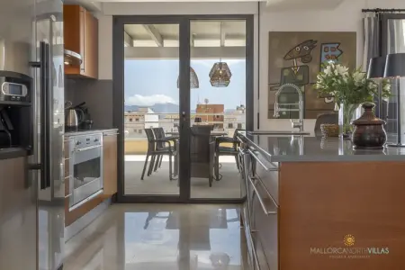 Cala Ventura Espectacular Ático con Vistas, Appartement à Pollensa près de la plage - Photo 4
