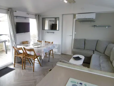 Mobil-home 6 pers. avec accès plage direct et piscine dans camping - Photo 5
