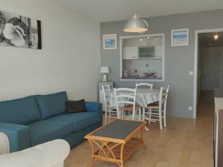 Charmant appartement 5 pers, WIFI, parking privatif en bord de mer - Photo 8