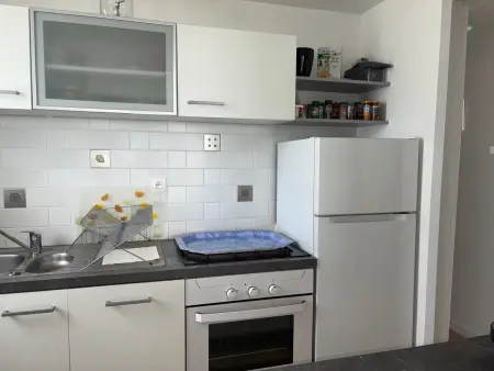 Charmant appartement 5 pers, WIFI, parking privatif en bord de mer - Photo 12