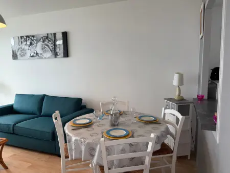 Charmant appartement 5 pers, WIFI, parking privatif en bord de mer - Photo 14