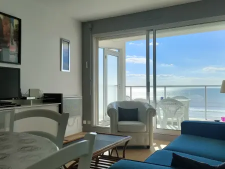 Charmant appartement 5 pers, WIFI, parking privatif en bord de mer - Photo 25