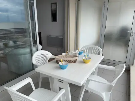Charmant appartement 5 pers, WIFI, parking privatif en bord de mer - Photo 27