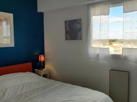 Charmant appartement 5 pers, WIFI, parking privatif en bord de mer - Photo 32