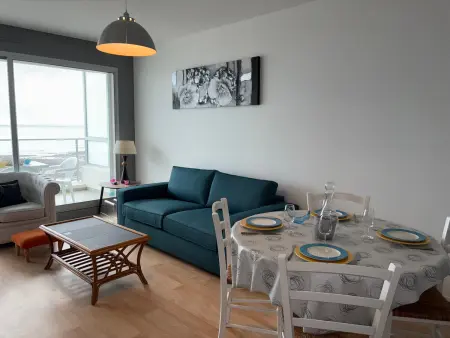 Charmant appartement 5 pers, WIFI, parking privatif en bord de mer - Photo 34