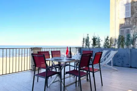 ⛵ Les Roches Noires - Terrasse Vue Mer ****, Terrasse Vue Mer Les Roches Noires - Photo 18