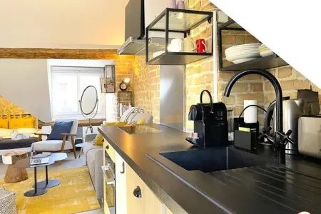 🥂  Loft - Echapp&eacute;e Mer - Casino 50m, Appartements pour 2 Personnes - Photo 14